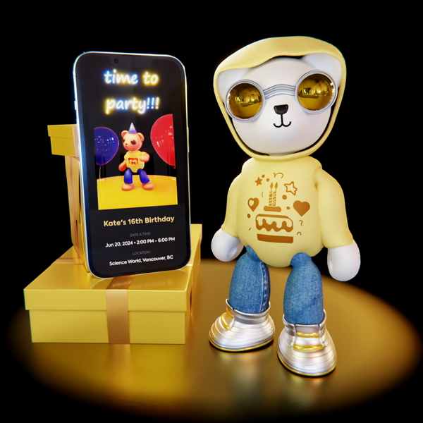 Why "Teddy Party"? Embracing Joy and Sustainability with Toymint's 3D Teddie